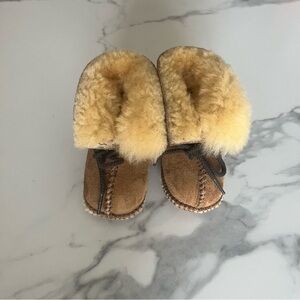 BABY: Minnetonka Shearling Booties